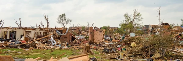 Aftermath of deadly tornado